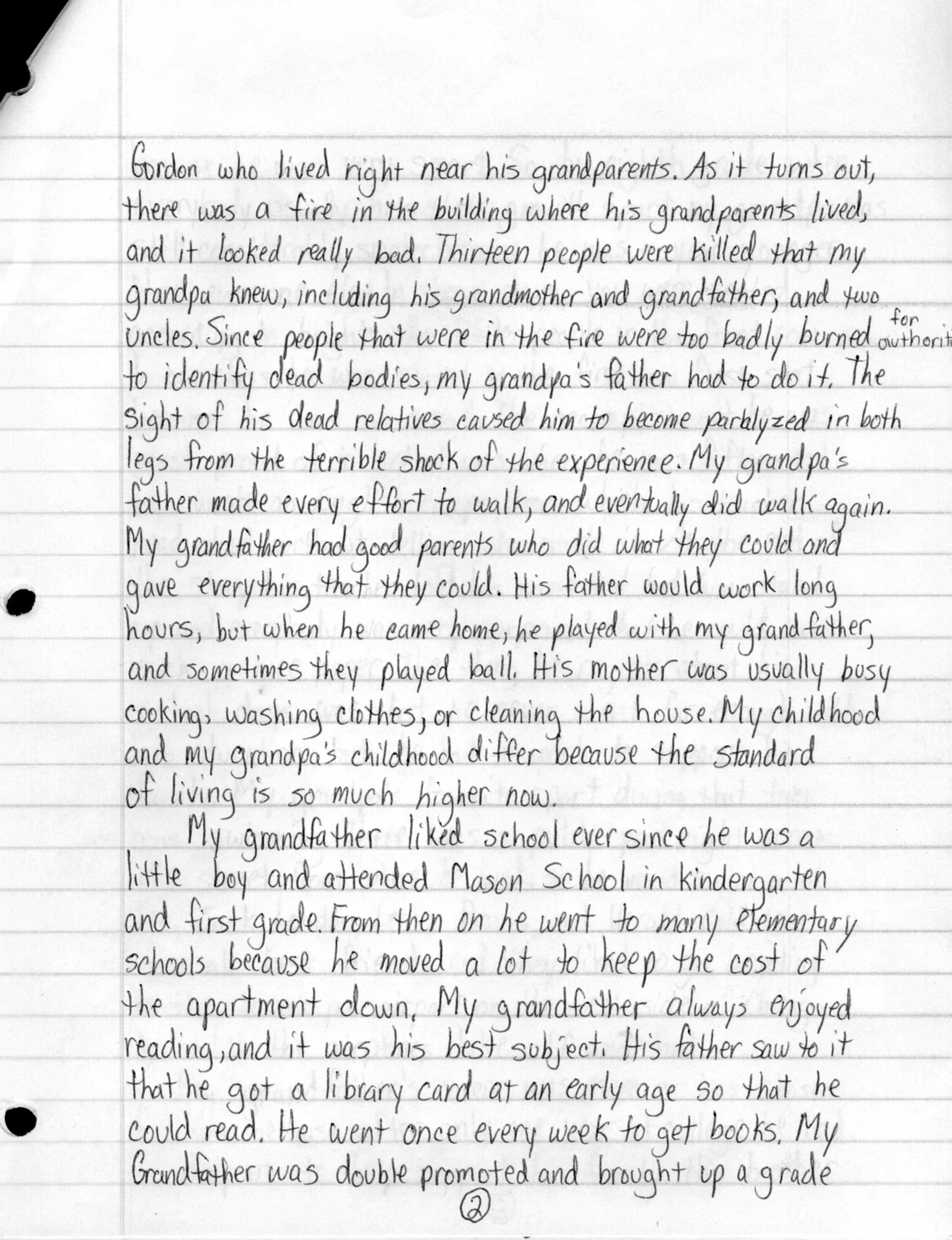 Describing my grandfather Describing my grandfather picture